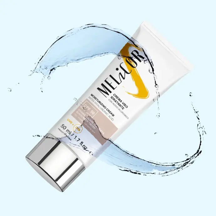 Protezione solare Melicor SPF 50 colorata