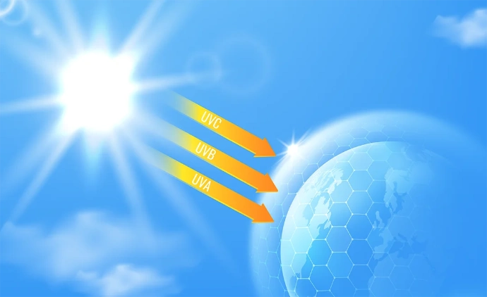 Raggi UV nella radiazione solare