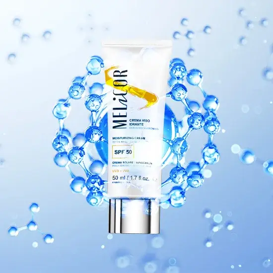 Moisturizing face cream SPF 50 for sensitive skin