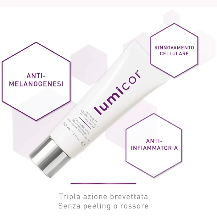 Lumicor crema anti-iperpigmentazione con oleyl adapalenate e acido tranexamico Melicor