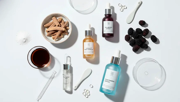 Ingredienti depigmentanti sicuri per il melasma: acido tranexamico, niacinamide, liquirizia