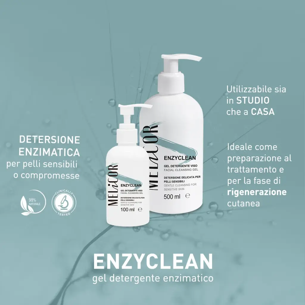 Kit Estate: Enzyclean gel detergente per pelle sensibili e pelle irittata
