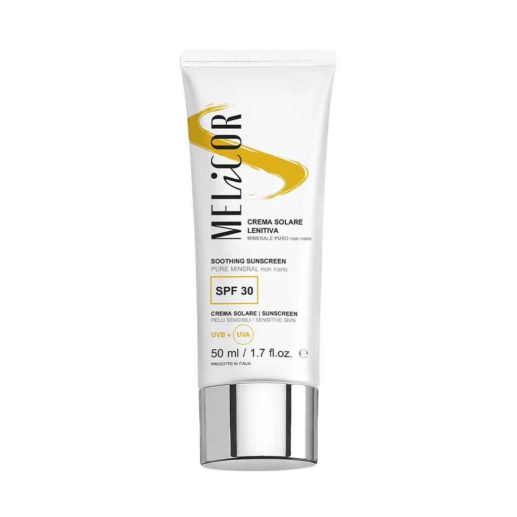 Crema solare minerale SPF 30 per pelli sensibili