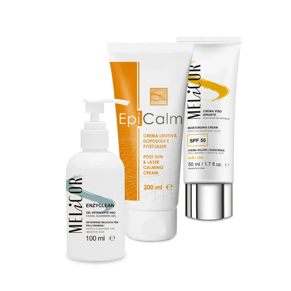 Kit completo post epilazione laser: routine essenziale in 3 passaggi